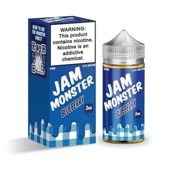 Blueberry by JAM MONSTER 100ML