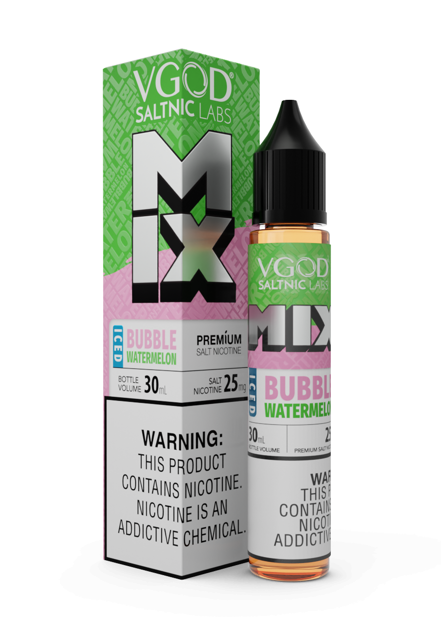 VGOD-SaltNic-E-liquid-MIX-Iced-Bubble-Watermelon-25mg-30ml Iced Bubble Watermelon VGOD SaltNic 30ml