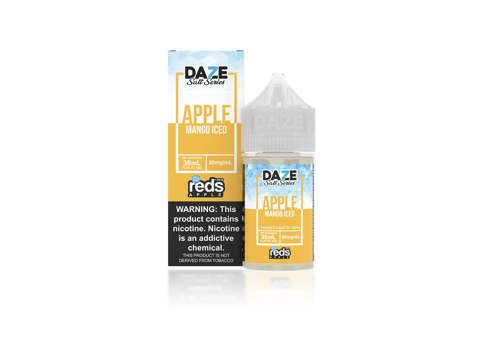 Daze_Salt_Iced_Mango__76325 ICED MANGO Red's Apple E-Juice 7 Daze SALT 30ml