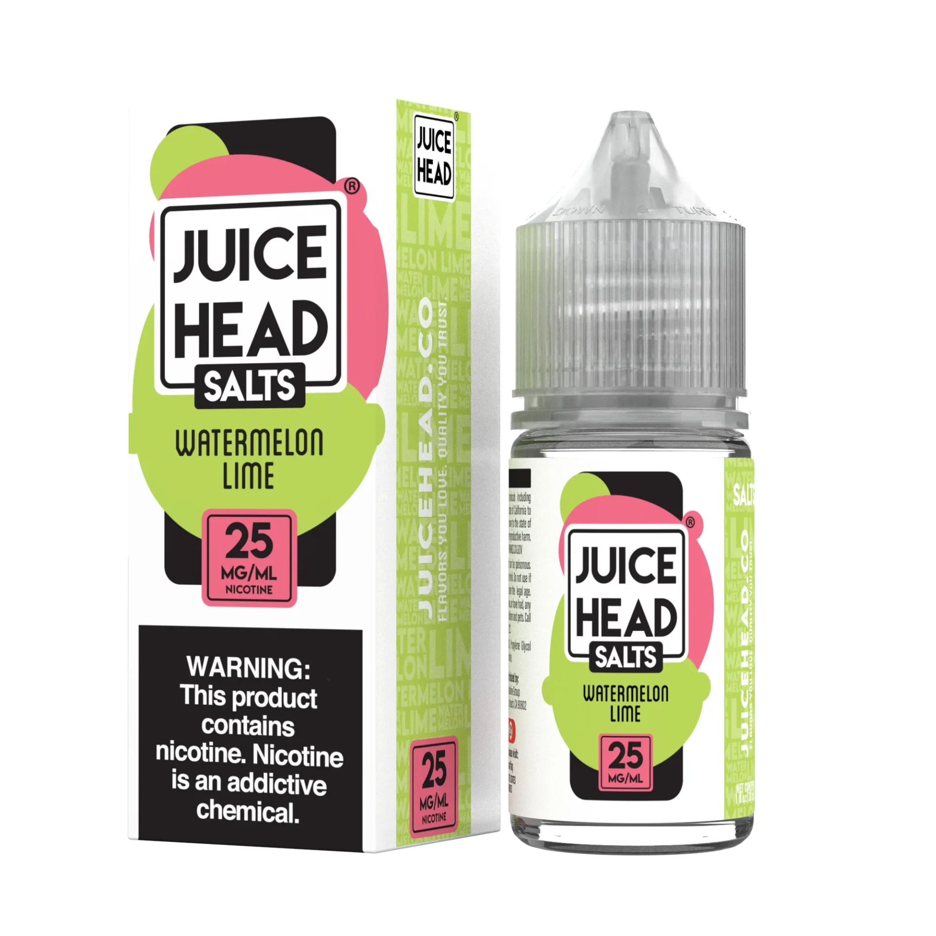 JHSaltsWL25ML.1026 Watermelon Lime Juice Head Salts 30ml