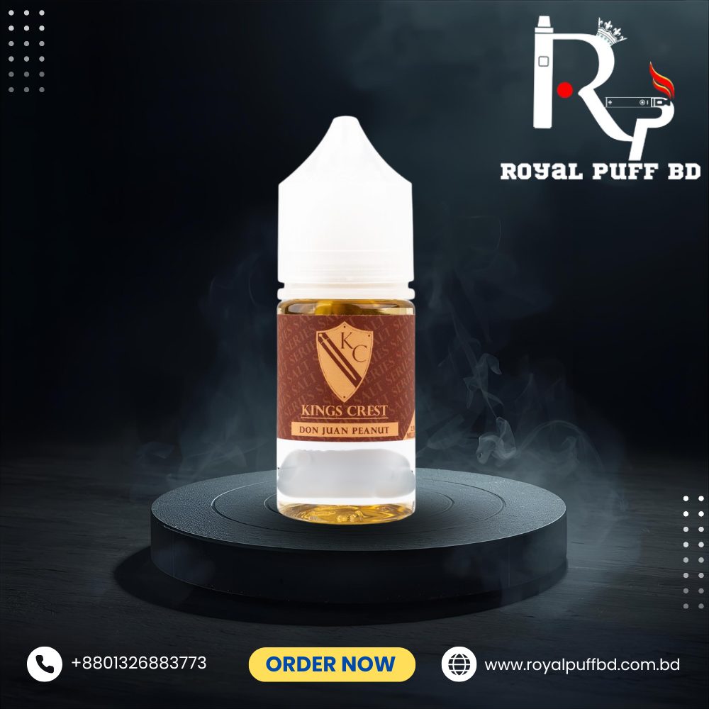 web site product pic (21) Kings Crest Don Juan Peanut Salt Nic 30ml