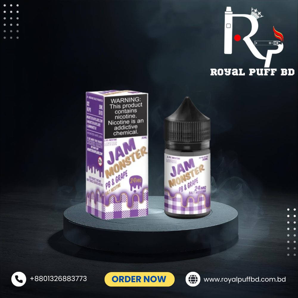 web site product pic (4) Jam Monster PB & Grape 30ml